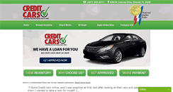 Desktop Screenshot of creditcars.com
